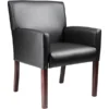 Boss® Reception Room Grouping In Mahogany Finish; Reception Chair