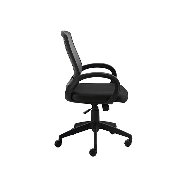 Global Mesh Back Fabric Manager Chair, Gray And Black (OTG10902B)