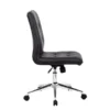 Boss Millennial Modern Faux Leather Computer And Desk Chair, Black (B330-BK)