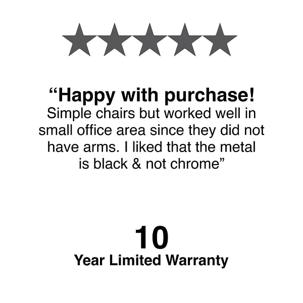 Quill Brand® Resin Student/School Chair, Black, 4/Pack (51475) - Image 5