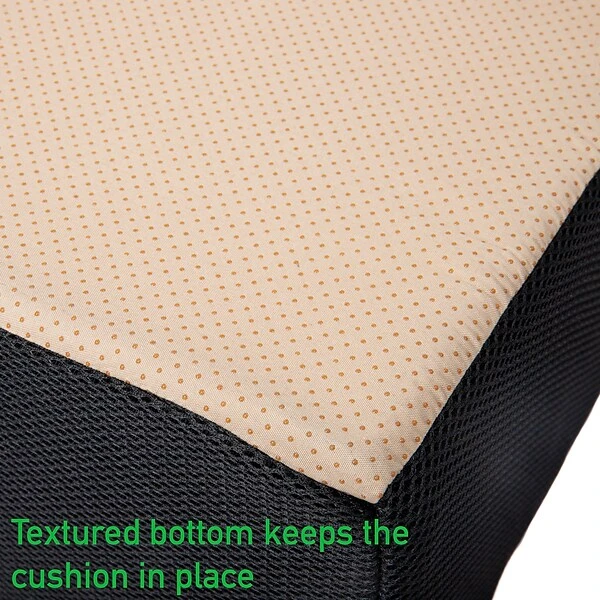 Mind Reader Harmony Collection Footrests, Black/Beige (FTCUSH-BLK) - Image 7