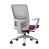 Union & Scale Workplace2.0™ Fabric Task Chair, Amethyst, Adjustable Lumbar, Fixed Arms, Synchro-Tilt With Seat Slide (53513)