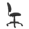 Boss Armless Ergonomic Fabric Swivel Task Chair, Black (B315-BK)