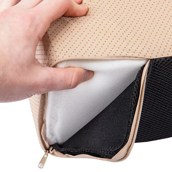 Mind Reader Harmony Collection Footrests, Black/Beige (FTCUSH-BLK) - Image 3