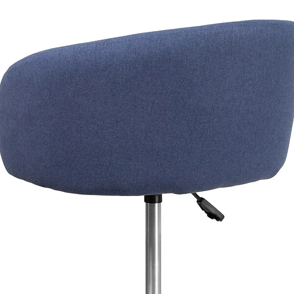 Flash Furniture Contemporary Fabric Adjustable Height Barstool With Back, Blue (CHTC31066LBLFAB) - Image 8