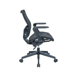 RAYNOR GROUP Sharper Image Ergonomic Mesh Swivel Task Chair, Black (SI-100-BLK)