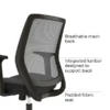 Union & Scale™ Essentials Ergonomic Fabric Swivel Task Chair, Black (UN56947)