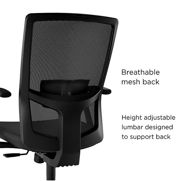 Union & Scale™ Workplace2.0™ 500 Series Fabric Task Chair, Black (52284)