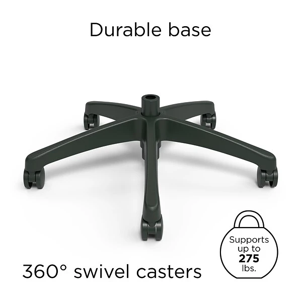 Union & Scale™ FlexFit™ Dexley Ergonomic Mesh Swivel Task Chair, Black (UN56946) - Image 5