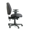 Raynor Eurotech Fabric 4 X 4 Multi-function Task Chair, Black