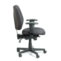 Raynor Eurotech Fabric 4 X 4 Multi-function Task Chair, Black