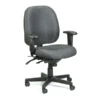 Raynor Eurotech Fabric 4 X 4 Multi-function Task Chair, Charcoal