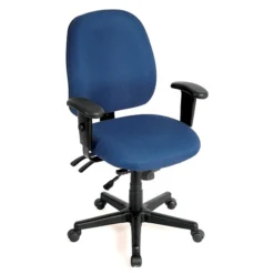 Raynor Eurotech Fabric 4 X 4 Multi-function Task Chair, Navy