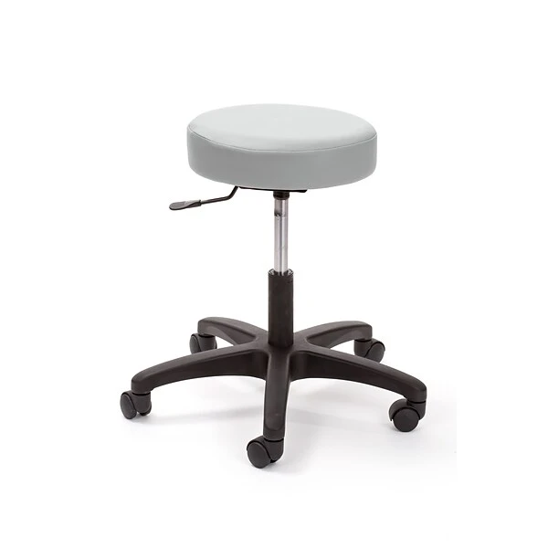 Brandt Econobuoy 13421 14" Pneumatic Stool Without Backrest, Dove Gray