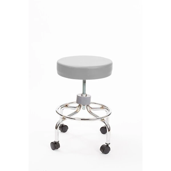 Brandt 22211 Revolving Stool With Footrest, Dove Gray