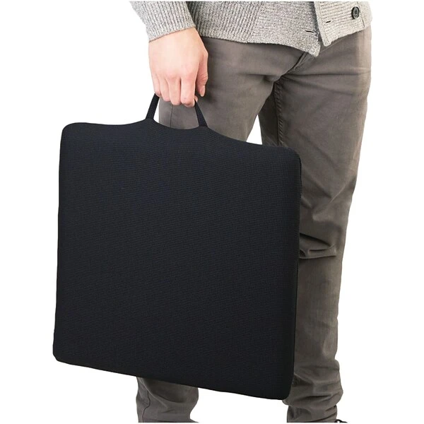 Wagan RelaxFusion Standard Memory Foam And Gel Seat Cushion, Black (9111)