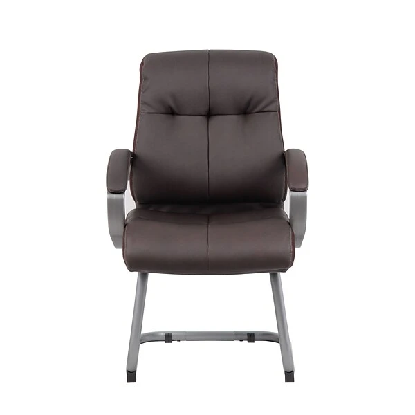 Boss Double Plush Executive Guest Chair - Bomber Brown