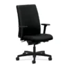 HON® Ignition® Mid-Back Office Chair, Black Fabric, Seat: 20"W X 17"D; Back: 19"W X 24"H