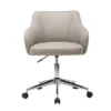 Techni Mobili Comfy Home Office Chair, Beige (RTA-1006-BG)