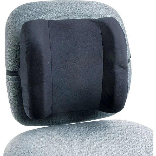 Safco® Remedease High Profile Backrest, Black, 12 1/2"H X 13"W X 4 1/2"D