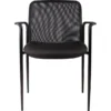 Boss Fabric Guest Chair, Black (B6909-BK)