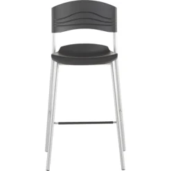 Iceberg® CafeWorks Bistro Stool, Graphite