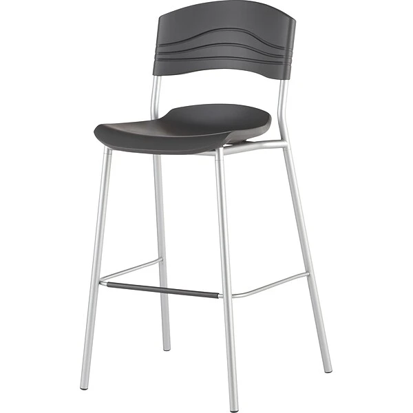 Iceberg® CafeWorks Bistro Stool, Graphite - Image 2