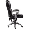 Serta Ergo-Executive Office Chair, Bonded Leather, Black (43676OSS)