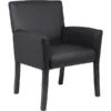 Boss Office Products Wood Guest Chair, Black (B639-BK)