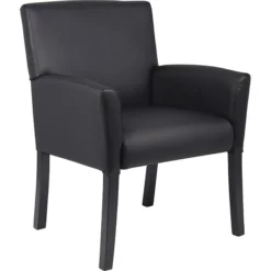 Boss Office Products Wood Guest Chair, Black (B639-BK)