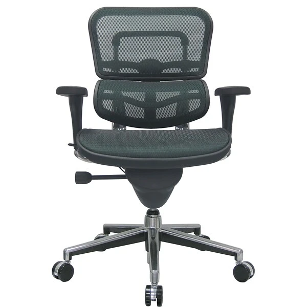 Raynor Eurotech Ergo Human Mesh Mid Back Task Chair, Green - Image 3