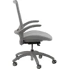 Raynor Hawk MF22 Task Chair, Mesh/Fabric, Gray, Seat: 19 3/10"W X 18 1/2"D, Back: 17 3/10"W X 20 9/10"H