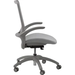 Raynor Hawk MF22 Task Chair, Mesh/Fabric, Gray, Seat: 19 3/10"W X 18 1/2"D, Back: 17 3/10"W X 20 9/10"H