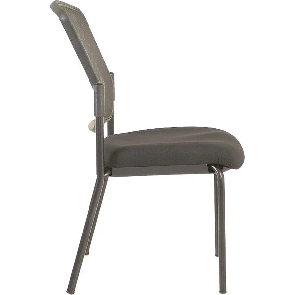 Raynor Eurotech Mesh/Fabric Dakota 2 Guest Chair, Black, 2/Carton - Image 3