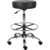 Boss® CareSoft Medical/Drafting Stool; Black