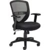 Offices To Go® Managers Chair, Mesh, Black, Seat: 20"W X 17 1/2"D, Back: 18 1/2"H X 18 1/2"W