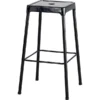 Safco Bar Steel Back Backless Stool, Black (6606BL)