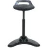 Alera® Sit To Stand Perch Stool, Black With Black Base