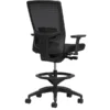 Union & Scale™ Workplace2.0 500 Series Mesh And Fabric Stool With Adjustable Lumbar Support, Black (51975)