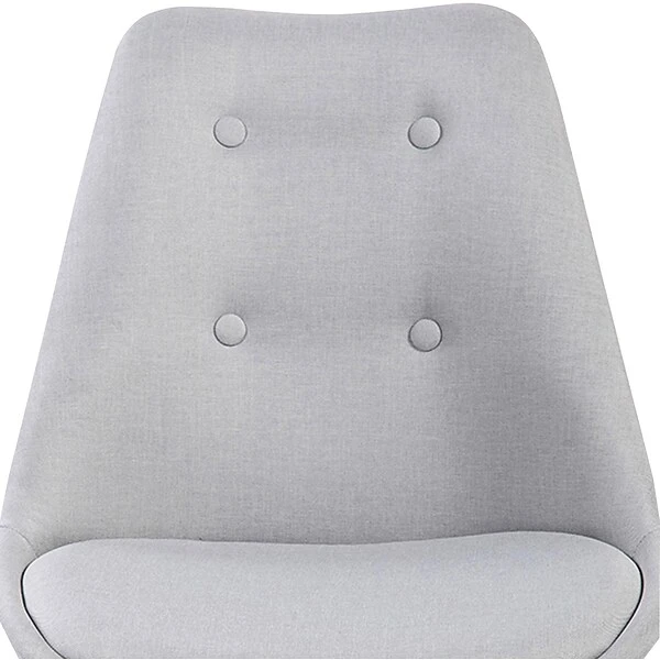 Techni Mobili Tufted Armless Task Chair, Gray - Image 6