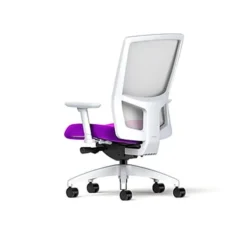 Union & Scale Workplace2.0™ Fabric Task Chair, Amethyst, Integrated Lumbar, 2D Arms, Synchro
