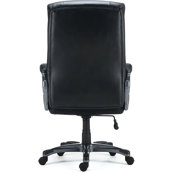 Quill Brand® Lockland Bonded Leather Big & Tall Managers Chair, Black (53235) - Image 3