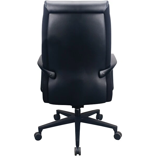 Tempur-Pedic Ergonomic Leather Swivel Executive Chair, Black (TP2500-BLKL) - Image 4