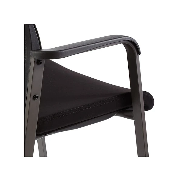 Union & Scale™ Prestige Esler Fabric Guest Chair, Black (UN28355-CC) - Image 3