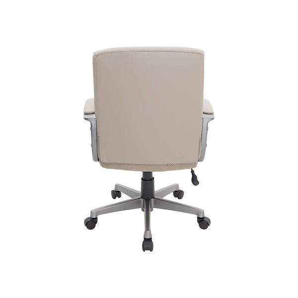 Quill Brand® Tervina Luxura Mid-Back Manager Chair, Cream (56905) - Image 3