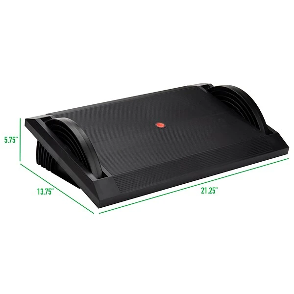 Mind Reader Tilt Adjustable Footrests, Black (ACTREST-BLK) - Image 5