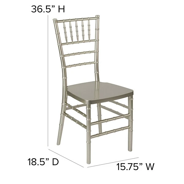 Flash Furniture HERCULES Series Resin Chiavari Chair (LECHAMP) - Image 4