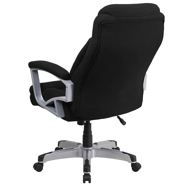 Flash Furniture HERCULES Series Ergonomic Fabric Swivel Big & Tall Executive Office Chair, Black (GO18501FAB) - Image 7