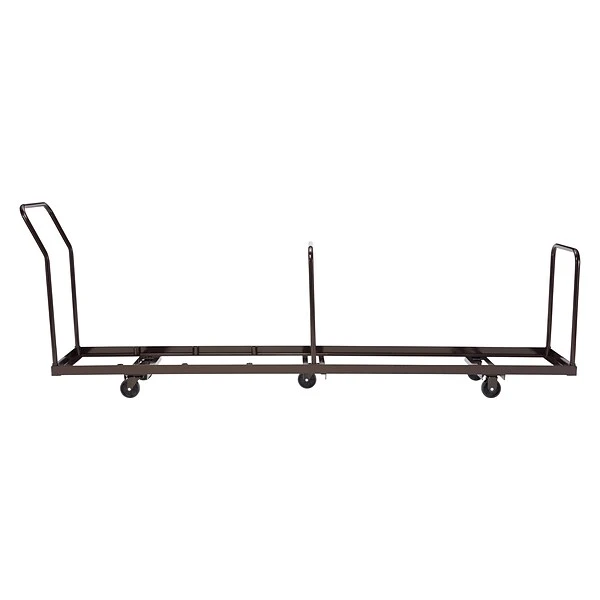 NPS Folding Chair Dolly, Vertical Storage, Brown (DY-50) - Image 5