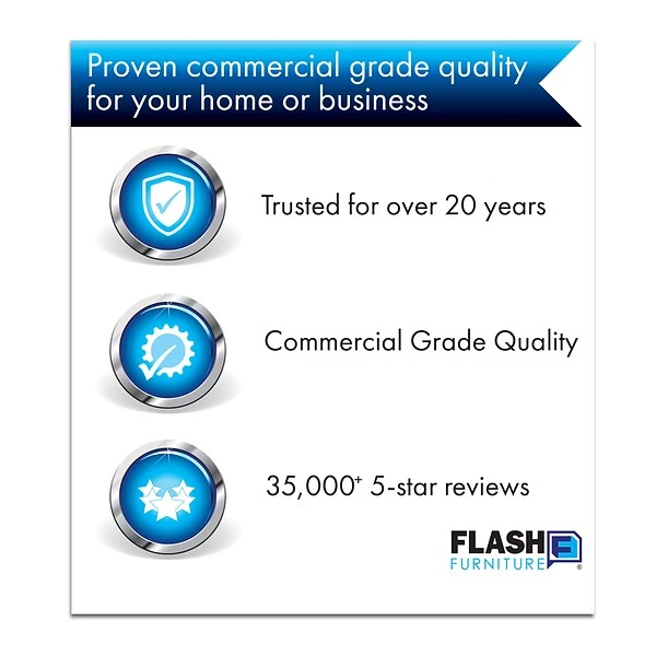 Flash Furniture 20" X 18" Vinyl Adjustable Height Bar Stool, Burgundy - Image 3